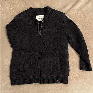 Zara Kids Black Zip-Up Jacket